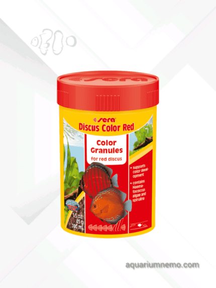 غذا دیسکس کالر سرا sera discus color red