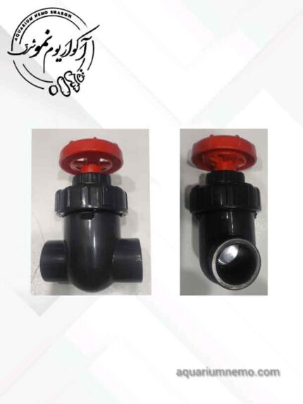 شیر فلکه ای UPVC (گرد)
